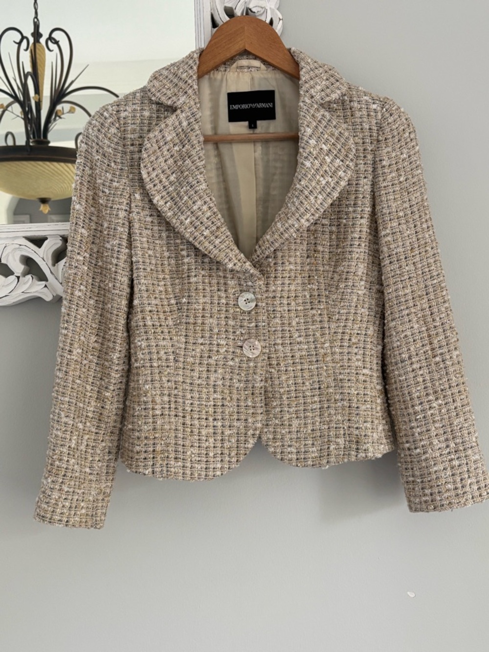 ✨ Emporio Armani Tweed Short Jacket✨